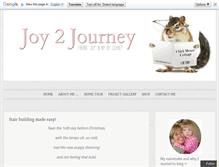 Tablet Screenshot of joy2journey.com